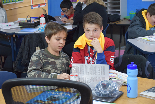 two boys in class two boys in class